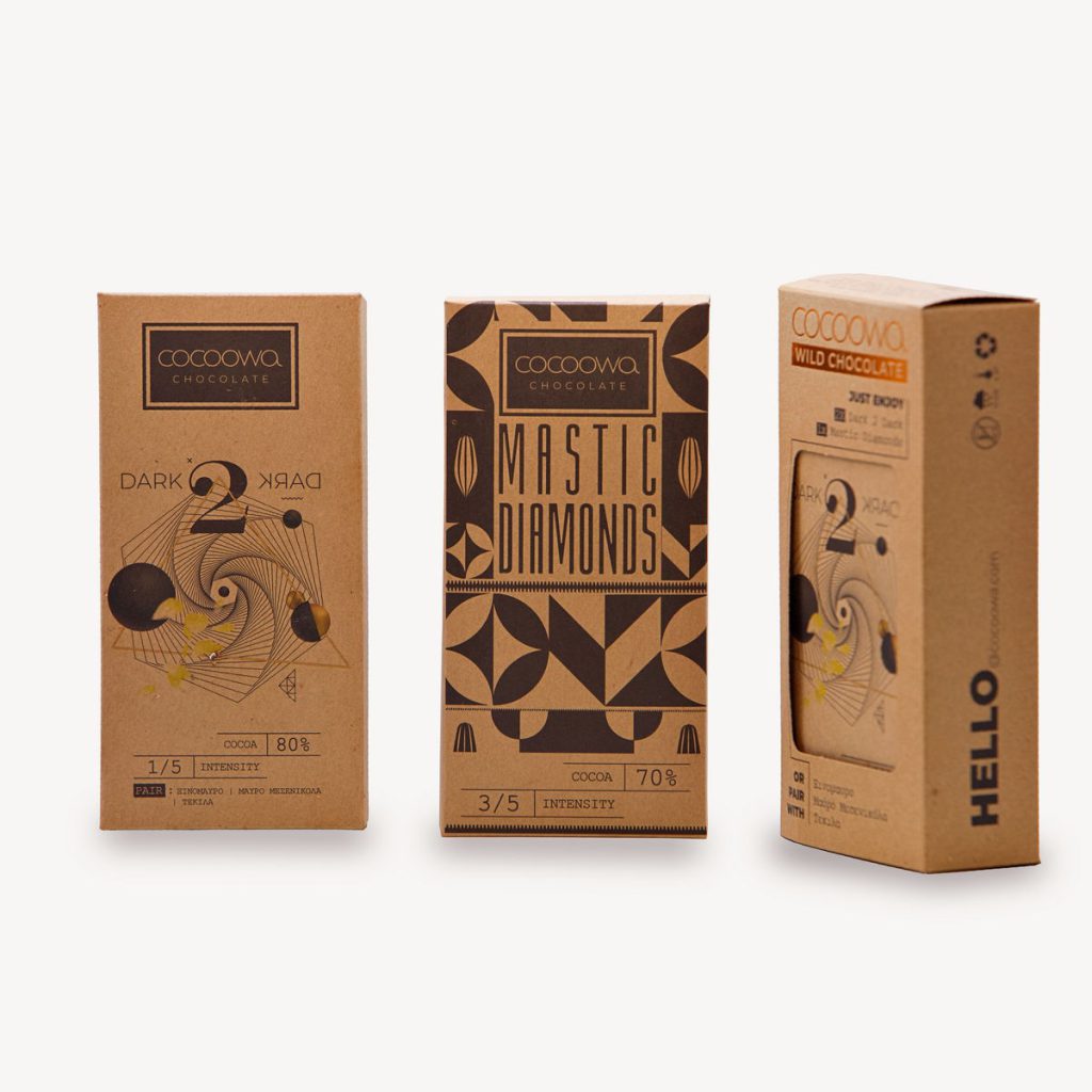 Cocoowa Dark To Dark chocolate packaging