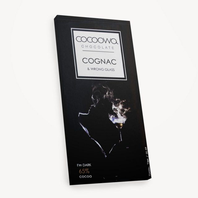 Chocolate Cocoowa Cognac, different angle