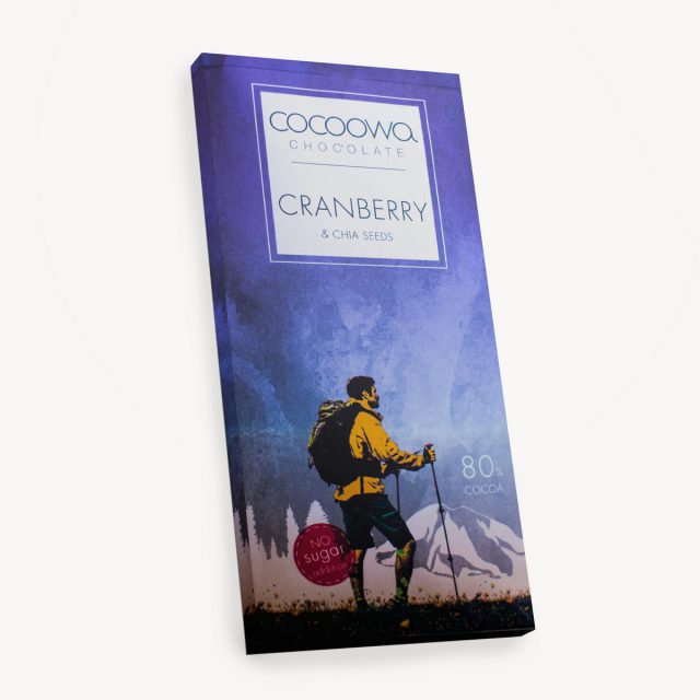 Σοκολάτα Cocoowa Cranberry, εναλλακτική προβολή
