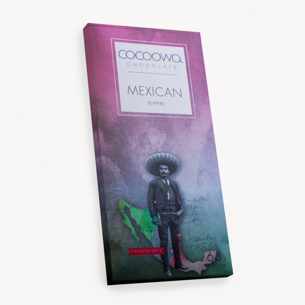 Chocolate Cocoowa Mexican, different angle